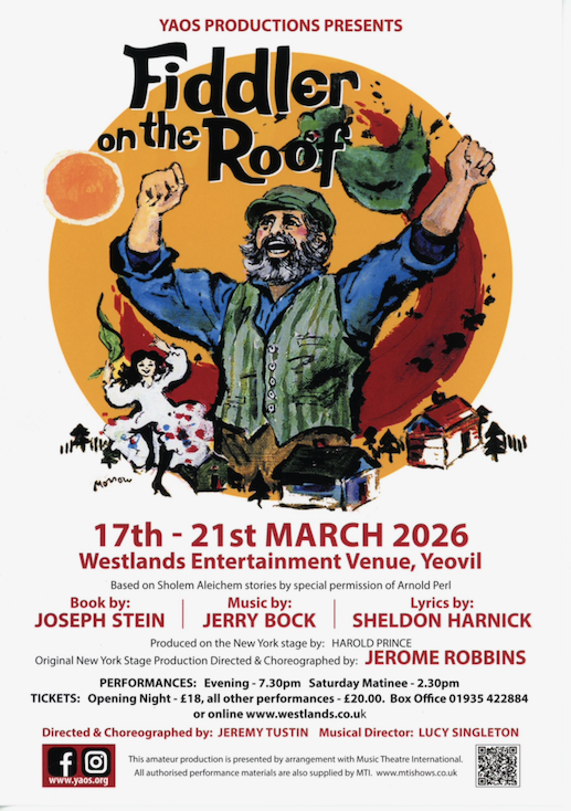 Poster for 'Fiddler on the Roof' 2026